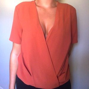 Burnt Orange Blouse